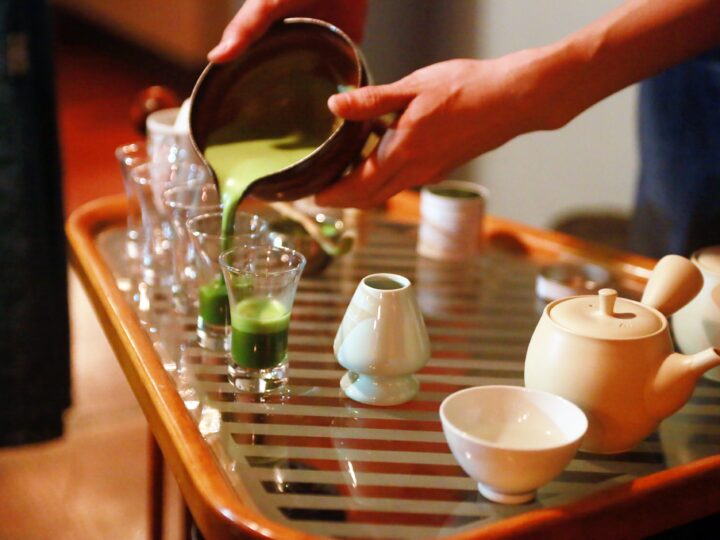 Japanese tea coupling at brunch!