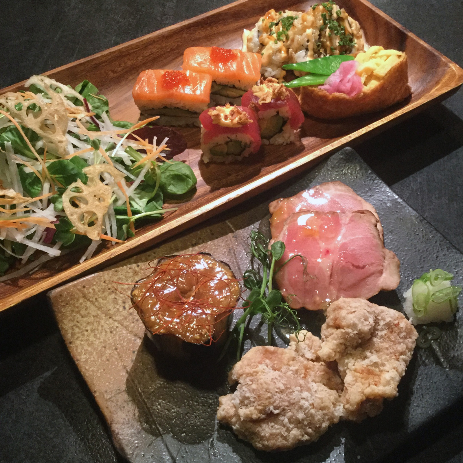many genuine japanese dishes are available for catering